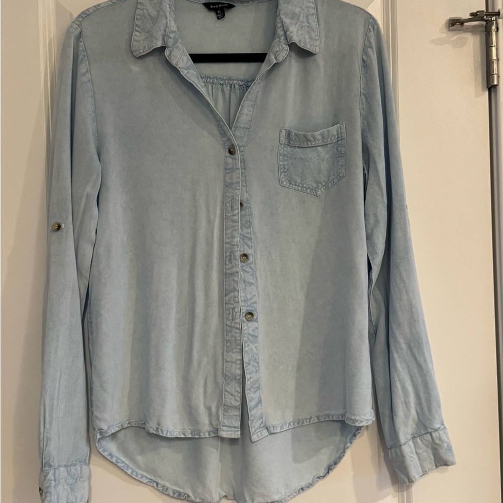Light Blue Button-Up Shirt